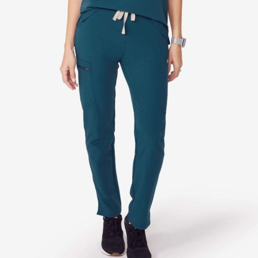 FIGS Caribbean Blue Yola Skinny Scrub Pant